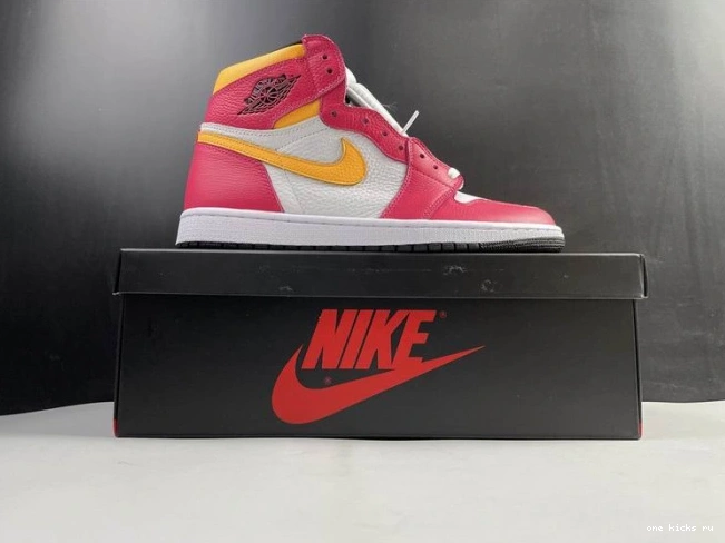 Rep Onekick Jordan 555088-603 Fusion High OGLight Air 1 Red 0810